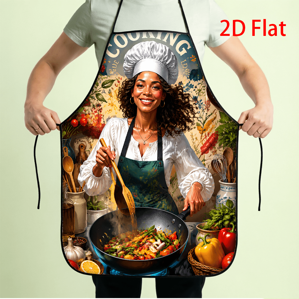Kitchen Baking Background - 1 pezzo, grembiule da cucina con